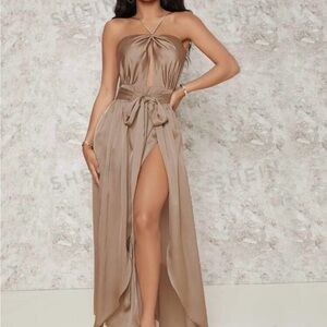 SHEIN Sexy Halter Dress